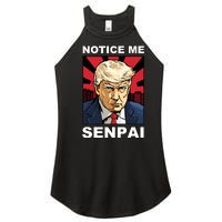 Notice Me Senpai Trump Women's Perfect Tri Rocker Tank