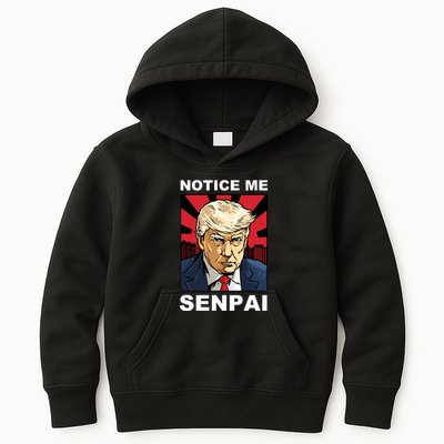 Notice Me Senpai Trump Kids Hoodie