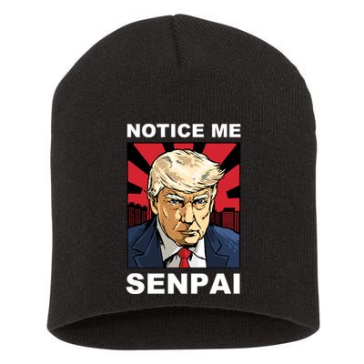 Notice Me Senpai Trump Short Acrylic Beanie