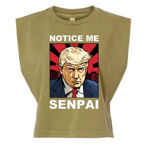 Notice Me Senpai Trump Garment-Dyed Women's Muscle Tee