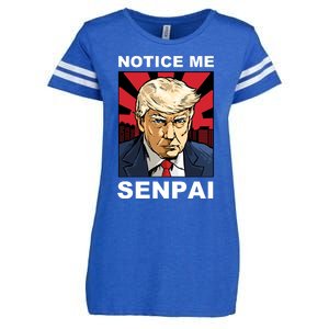 Notice Me Senpai Trump Enza Ladies Jersey Football T-Shirt