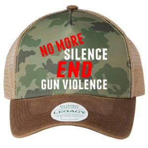 No More Silence End Gun Violence Pro Gun Control Legacy Tie Dye Trucker Hat