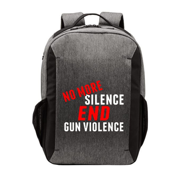 No More Silence End Gun Violence Pro Gun Control Vector Backpack