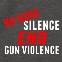 No More Silence End Gun Violence Pro Gun Control Vector Backpack