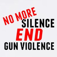 No More Silence End Gun Violence Pro Gun Control Cooling Performance Long Sleeve Crew