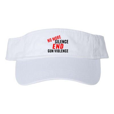 No More Silence End Gun Violence Pro Gun Control Visor