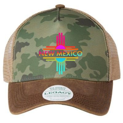 New Mexico State Zia Symbol Legacy Tie Dye Trucker Hat