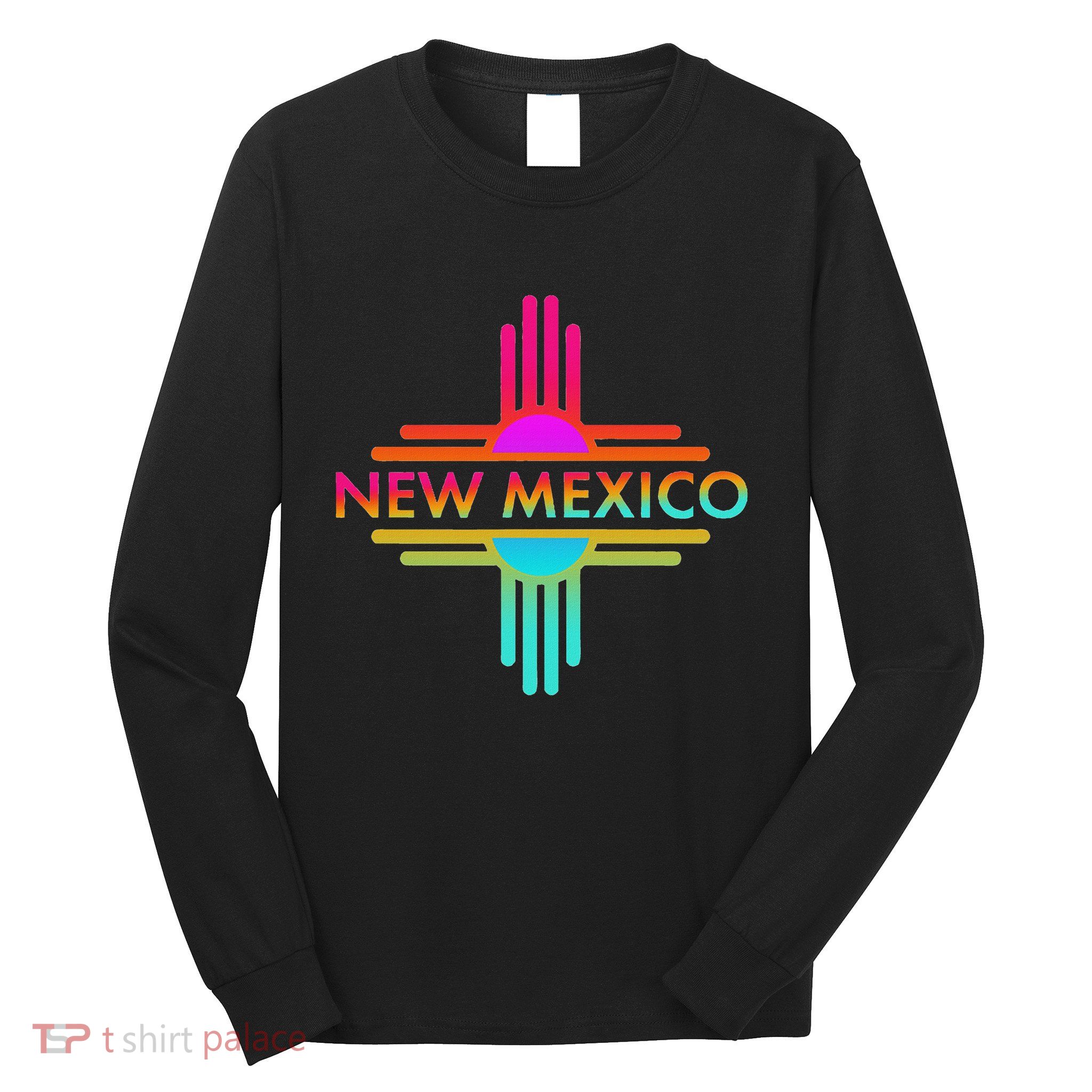 New Mexico State Zia Symbol Long Sleeve Shirt