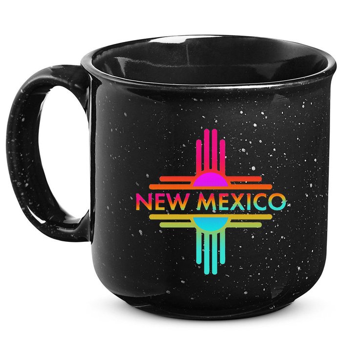 New Mexico State Zia Symbol 15oz Campfire Ceramic Mug