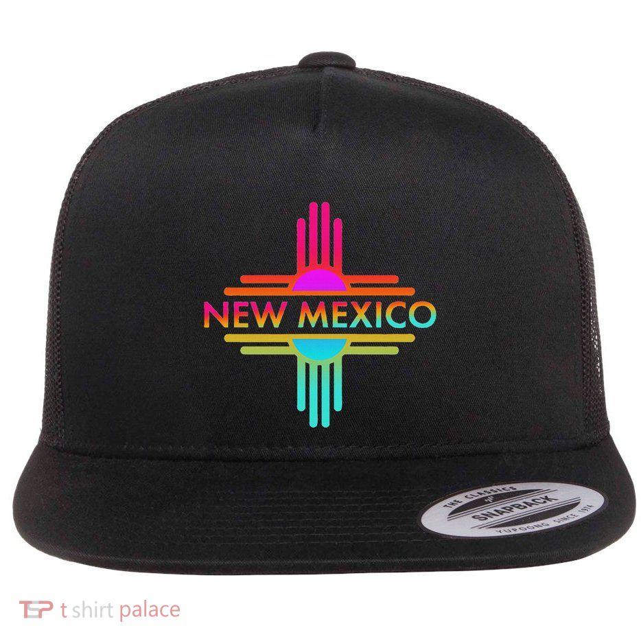 New Mexico State Zia Symbol Flatbill Hat