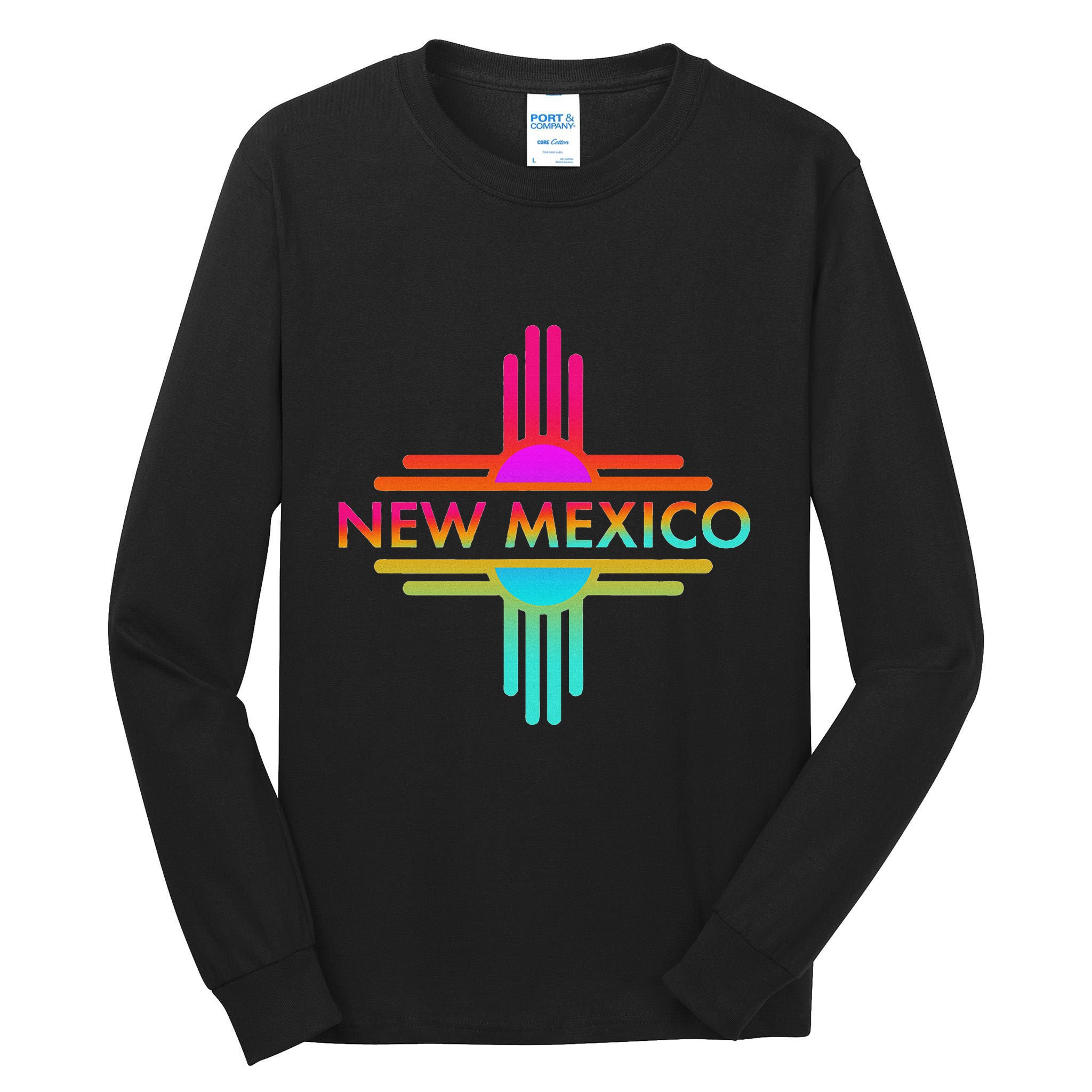 New Mexico State Zia Symbol Tall Long Sleeve T-Shirt