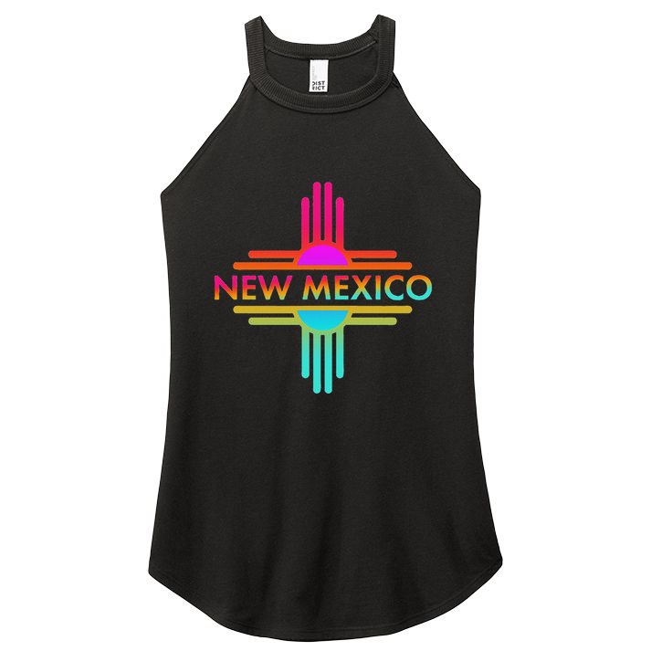 New Mexico State Zia Symbol Women's Perfect Tri Rocker Tank