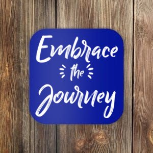 Novelty Motivational Saying Embrace The Journey Gift Coaster