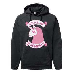 Notice Me Senpai Performance Fleece Hoodie