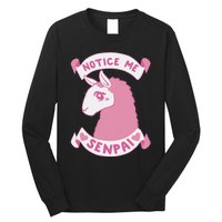 Notice Me Senpai Long Sleeve Shirt