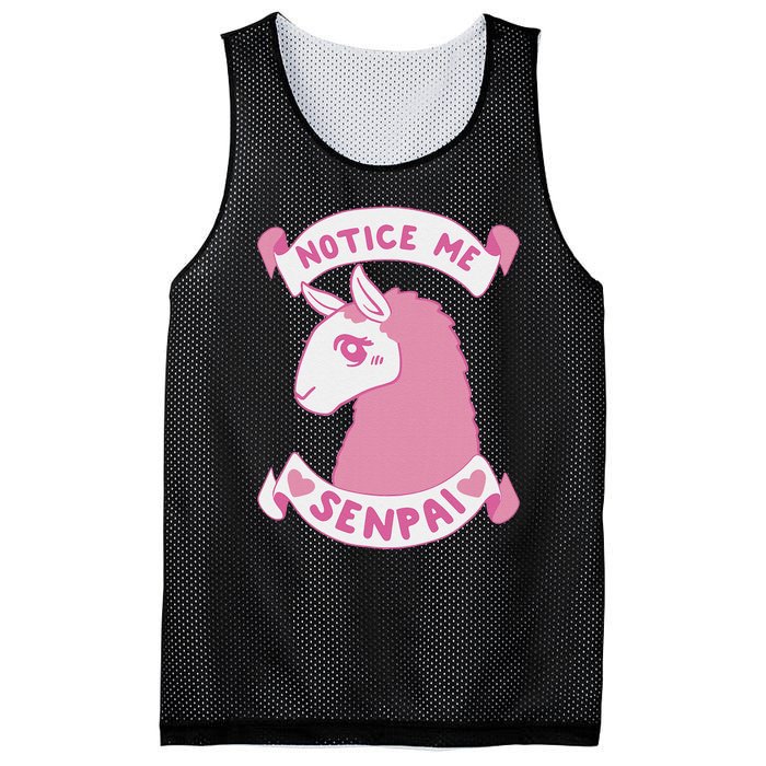 Notice Me Senpai Mesh Reversible Basketball Jersey Tank