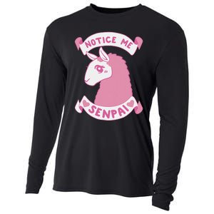 Notice Me Senpai Cooling Performance Long Sleeve Crew