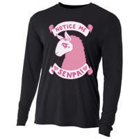 Notice Me Senpai Cooling Performance Long Sleeve Crew