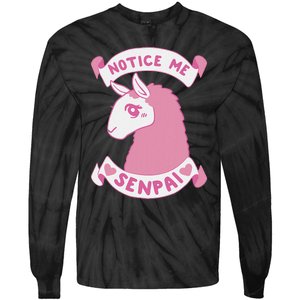 Notice Me Senpai Tie-Dye Long Sleeve Shirt