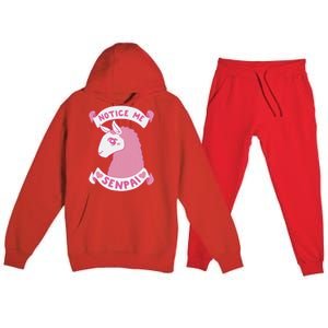 Notice Me Senpai Premium Hooded Sweatsuit Set