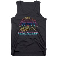 New Mexico State Retro Vintage Outdoors & NM Mountains Tank Top