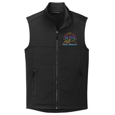 New Mexico State Retro Vintage Outdoors & NM Mountains Collective Smooth Fleece Vest