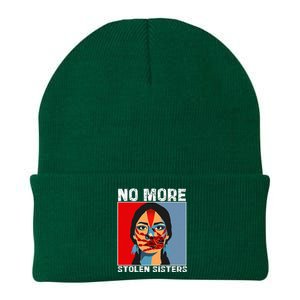 No More Stolen Sister Native American Mmiw Knit Cap Winter Beanie