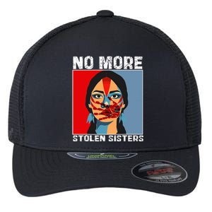 No More Stolen Sister Native American Mmiw Flexfit Unipanel Trucker Cap