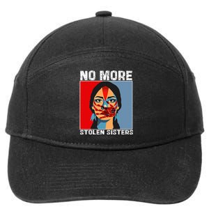 No More Stolen Sister Native American Mmiw 7-Panel Snapback Hat