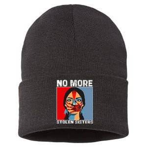 No More Stolen Sister Native American Mmiw Sustainable Knit Beanie