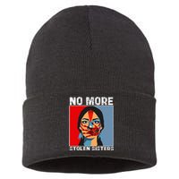 No More Stolen Sister Native American Mmiw Sustainable Knit Beanie