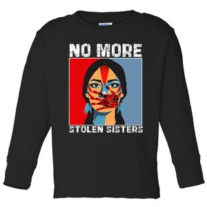 No More Stolen Sister Native American Mmiw Toddler Long Sleeve Shirt