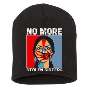 No More Stolen Sister Native American Mmiw Short Acrylic Beanie