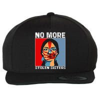 No More Stolen Sister Native American Mmiw Wool Snapback Cap