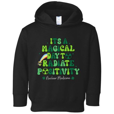 Nuclear Medicine St PatrickS Nmt Nuclear Med Tech Radiology Gift Toddler Hoodie