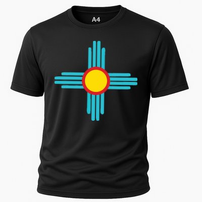 New Mexico State Zia Vintage Retromodern Design Performance Shirt