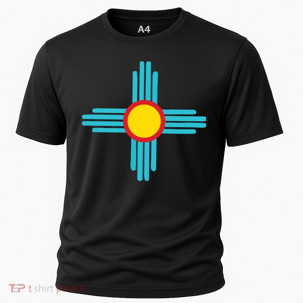 New Mexico State Zia Vintage Retromodern Design Performance Shirt