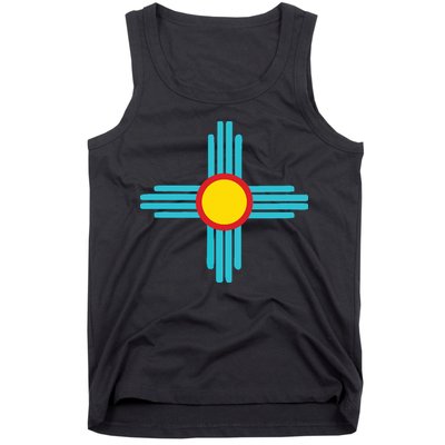 New Mexico State Zia Vintage Retromodern Design Tank Top