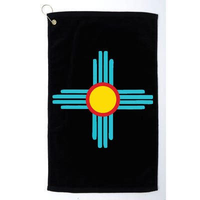 New Mexico State Zia Vintage Retromodern Design Golf Towel