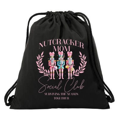 Nutcracker Mom Social Club Nutcracker Drawstring Bag