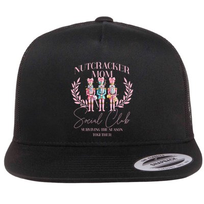 Nutcracker Mom Social Club Nutcracker Flat Bill Trucker Hat