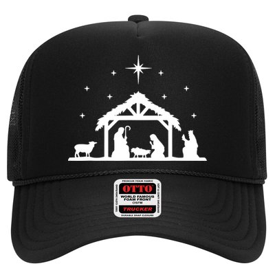 Nativity Manger Scene Baby Jesus Birth Of Christ Christmas Hat