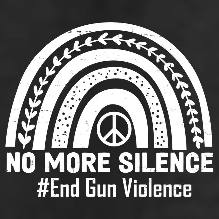 No More Silence End Gun Violence Peace Rainbow Adult Drive Performance Visor