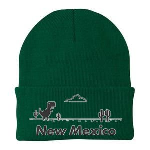 New Mexico State Dinosaur Design Knit Cap Winter Beanie