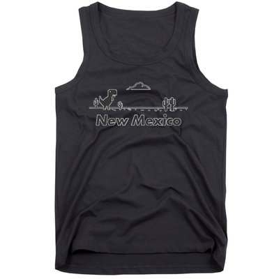 New Mexico State Dinosaur Design Tank Top