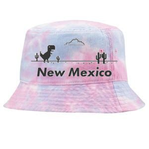 New Mexico State Dinosaur Design Tie-Dyed Bucket Hat