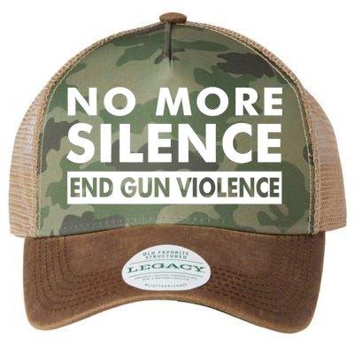 No More Silence End Gun Violence Anti Gun Legacy Tie Dye Trucker Hat