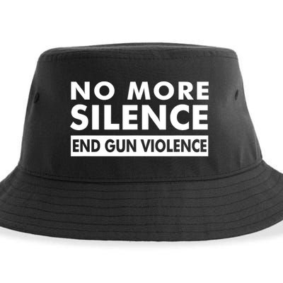 No More Silence End Gun Violence Anti Gun Sustainable Bucket Hat