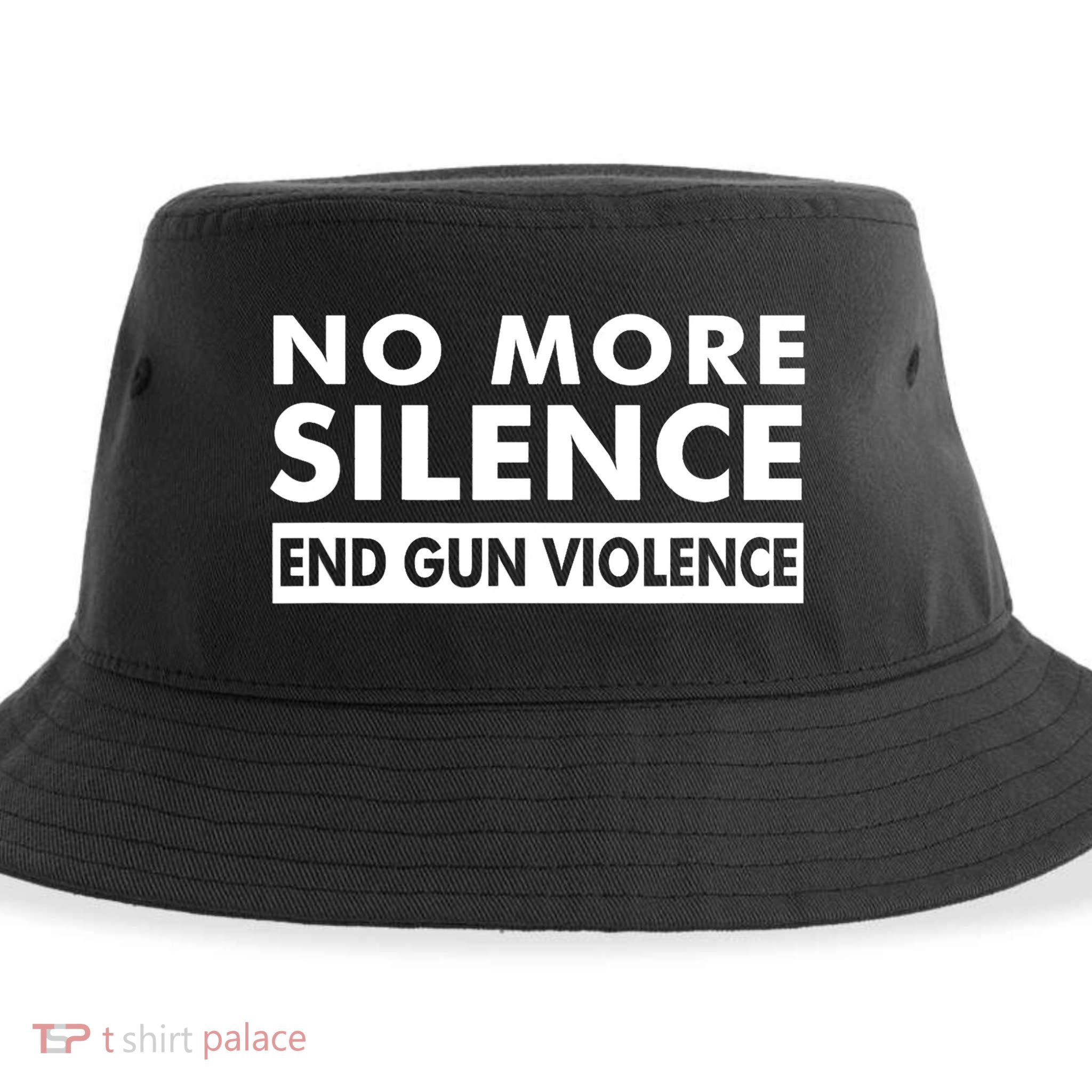 No More Silence End Gun Violence Anti Gun Sustainable Bucket Hat