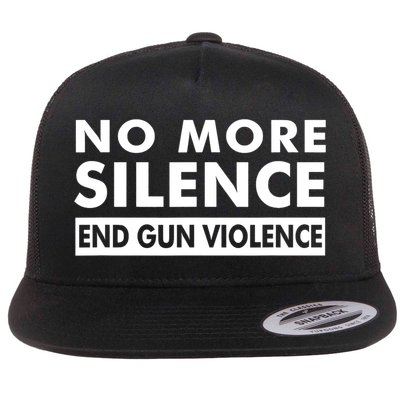 No More Silence End Gun Violence Anti Gun Flatbill Hat